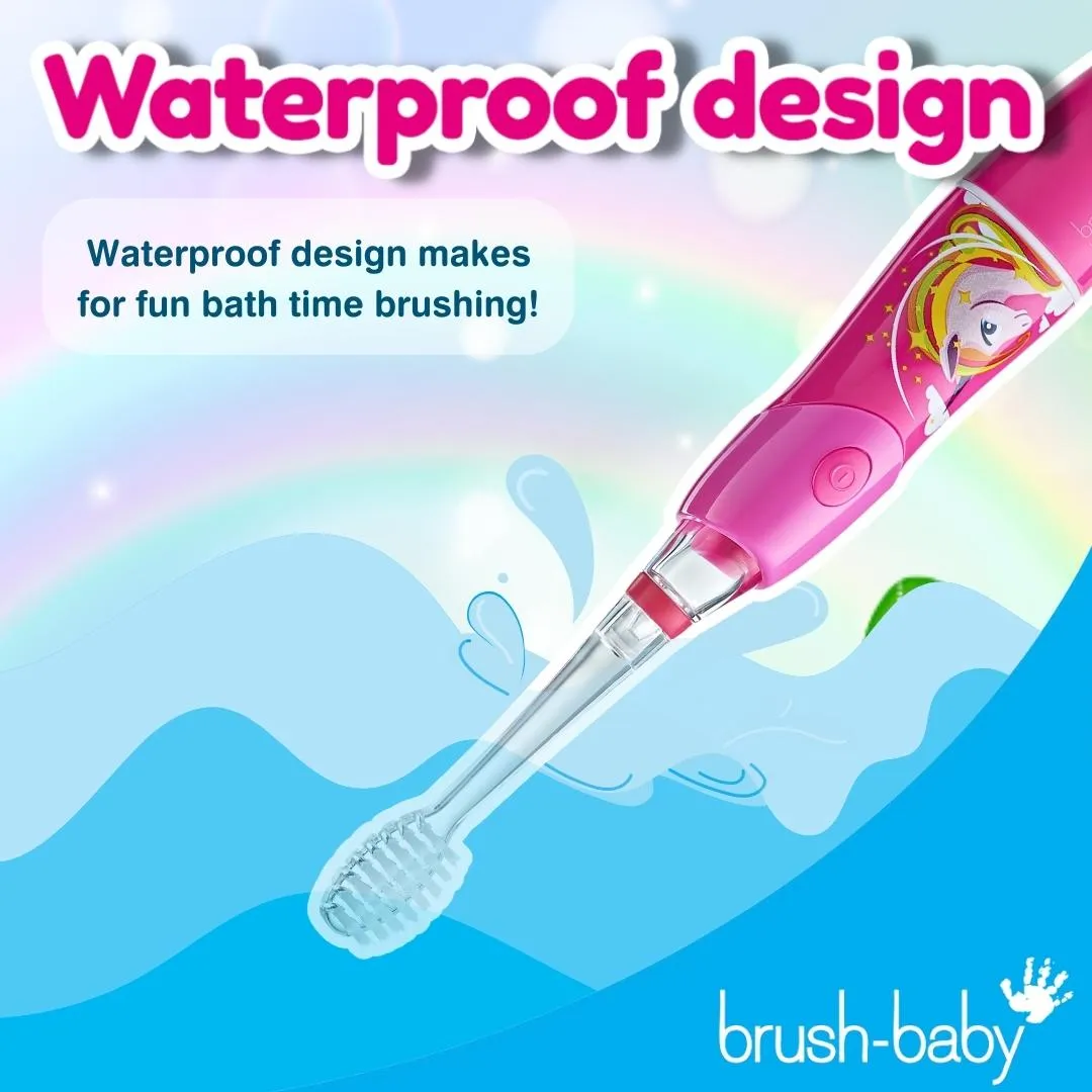 Pack of 2 KidzSonic® Unicorn Kids Electric Toothbrush (3  years)