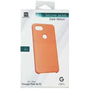 Power Support Silicone Jacket Case for Google Pixel 3A XL - Dark Melon