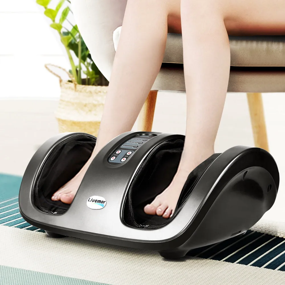 Powerful Electric Shiatsu Foot Massager w/ Roller Kneading - Livemor