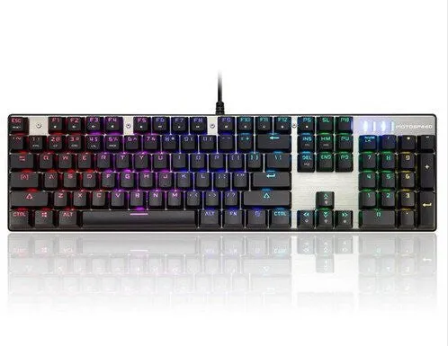 PRO | GAMER "INFLICTOR" MOTOSPEED INFLICTOR GAMING KEYBOARD SWITCHES BACKLIT RGB ERGONOMICS LED LIGHT PROFESSIONAL