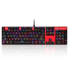 PRO | GAMER "INFLICTOR" MOTOSPEED INFLICTOR GAMING KEYBOARD SWITCHES BACKLIT RGB ERGONOMICS LED LIGHT PROFESSIONAL