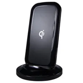 Qi Tabletop Wireless Charging Stand, Black