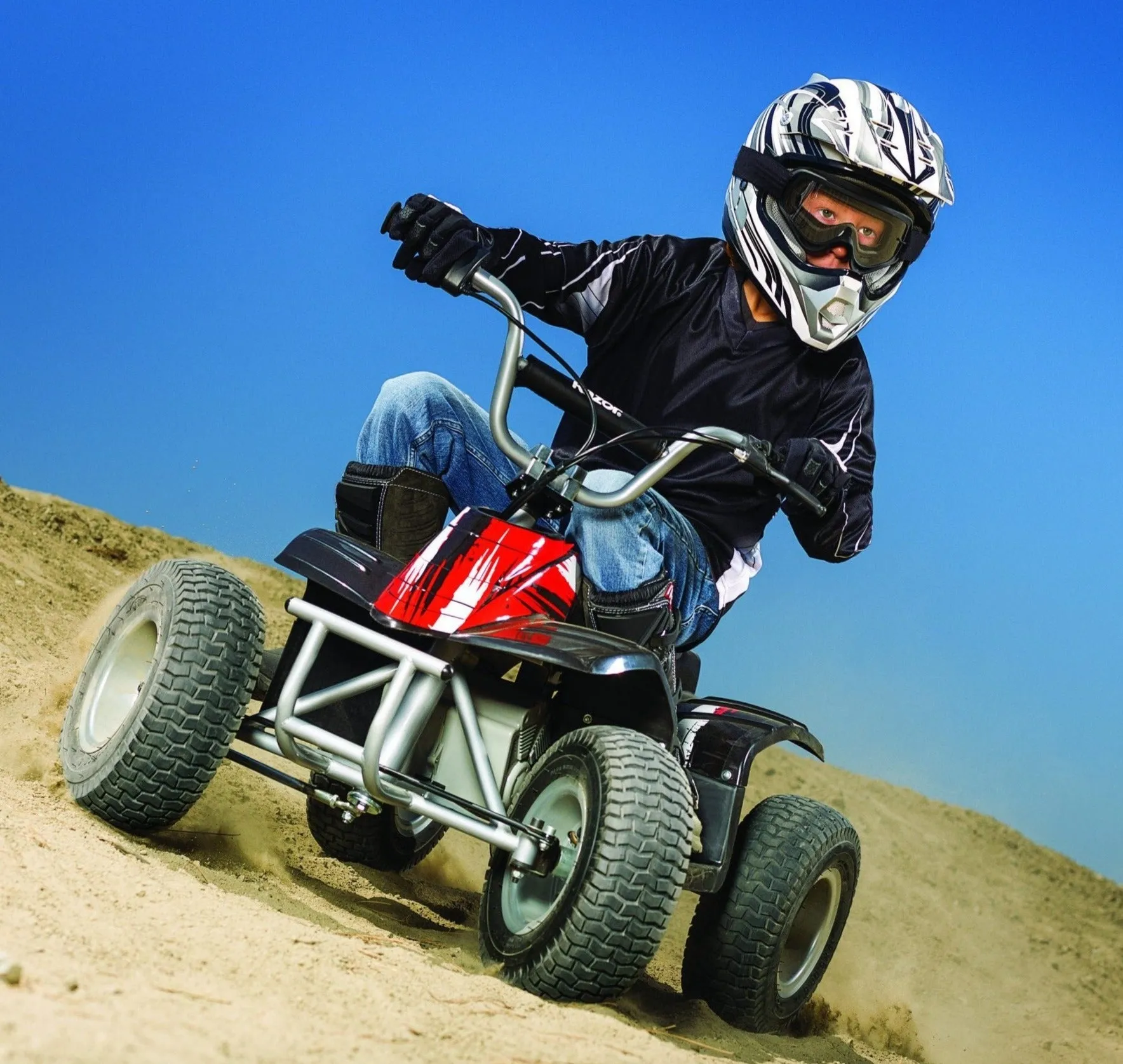 Razor Dirt Quad 24V Four-Wheeled Off-Road Kids Electric ATV