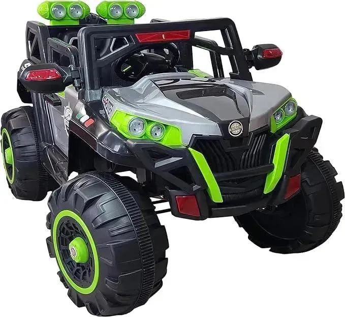 Rechargeable Battery Electric Steering 4x4 Kids Jeep