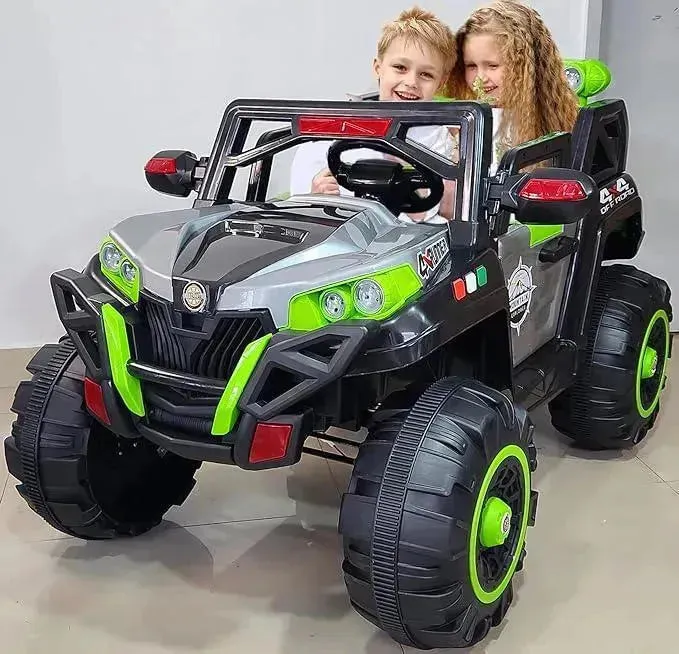 Rechargeable Battery Electric Steering 4x4 Kids Jeep