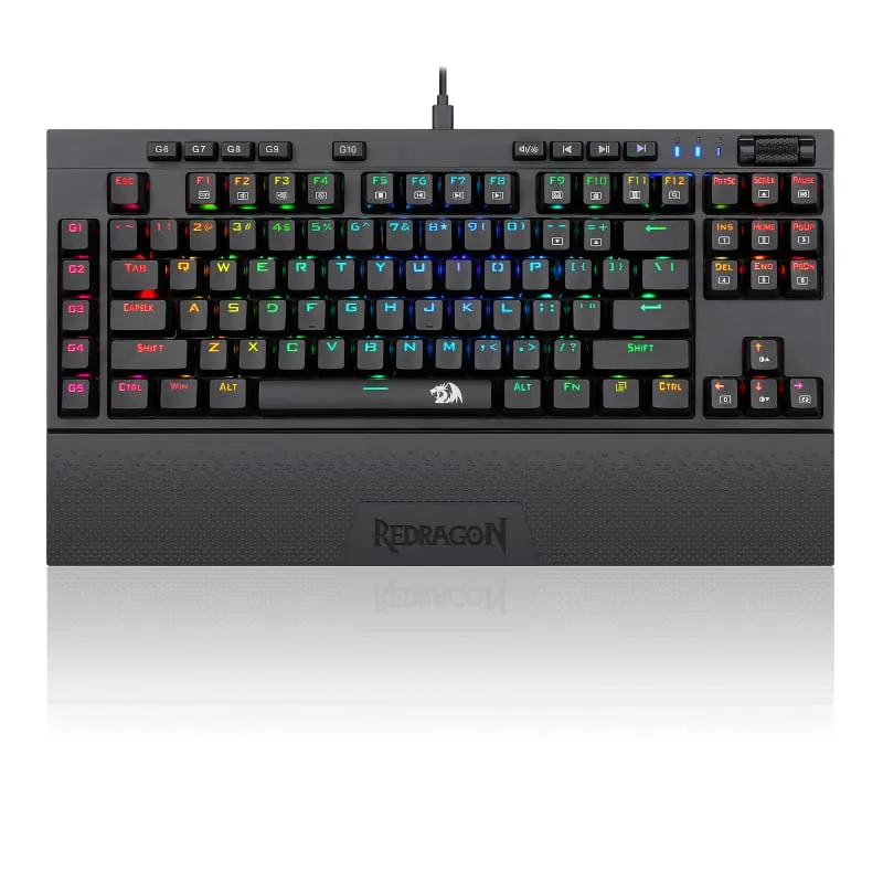 Redragon Vishnu Mechanical Wireless Gaming Keyboard - Black