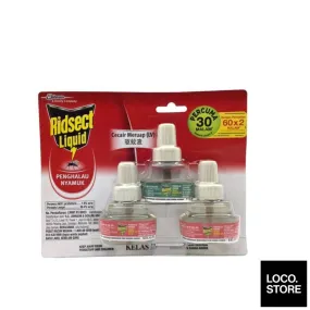 Ridsect Liquid 60N Refill (Twin Pack)   Free Liquid 30N Pine Scented (Refill Pack) 60 Nights (44ml) X 2   free 30 nights (22ml)