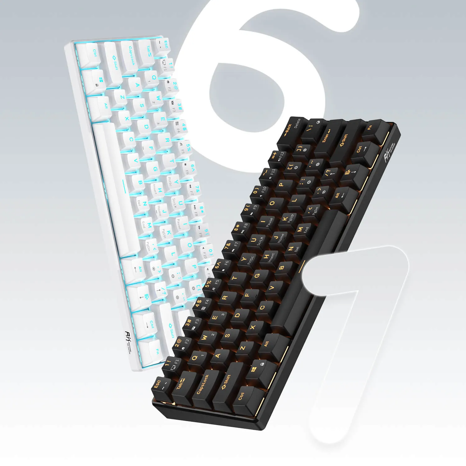 RK61 60% Wireless Mechanical Keyboard (Single Color Backlit)