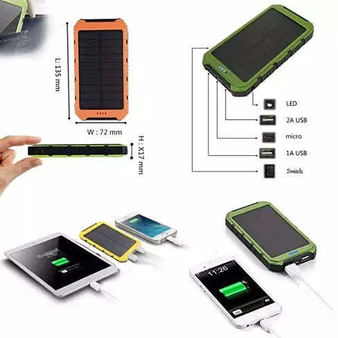 Roaming Solar Power Bank Phone Tablet Charger