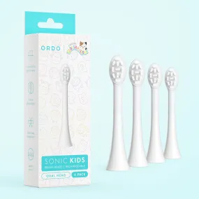 SD - Ordo Sonic Kids Rechargeable - Brush Heads - White - 4 Pack