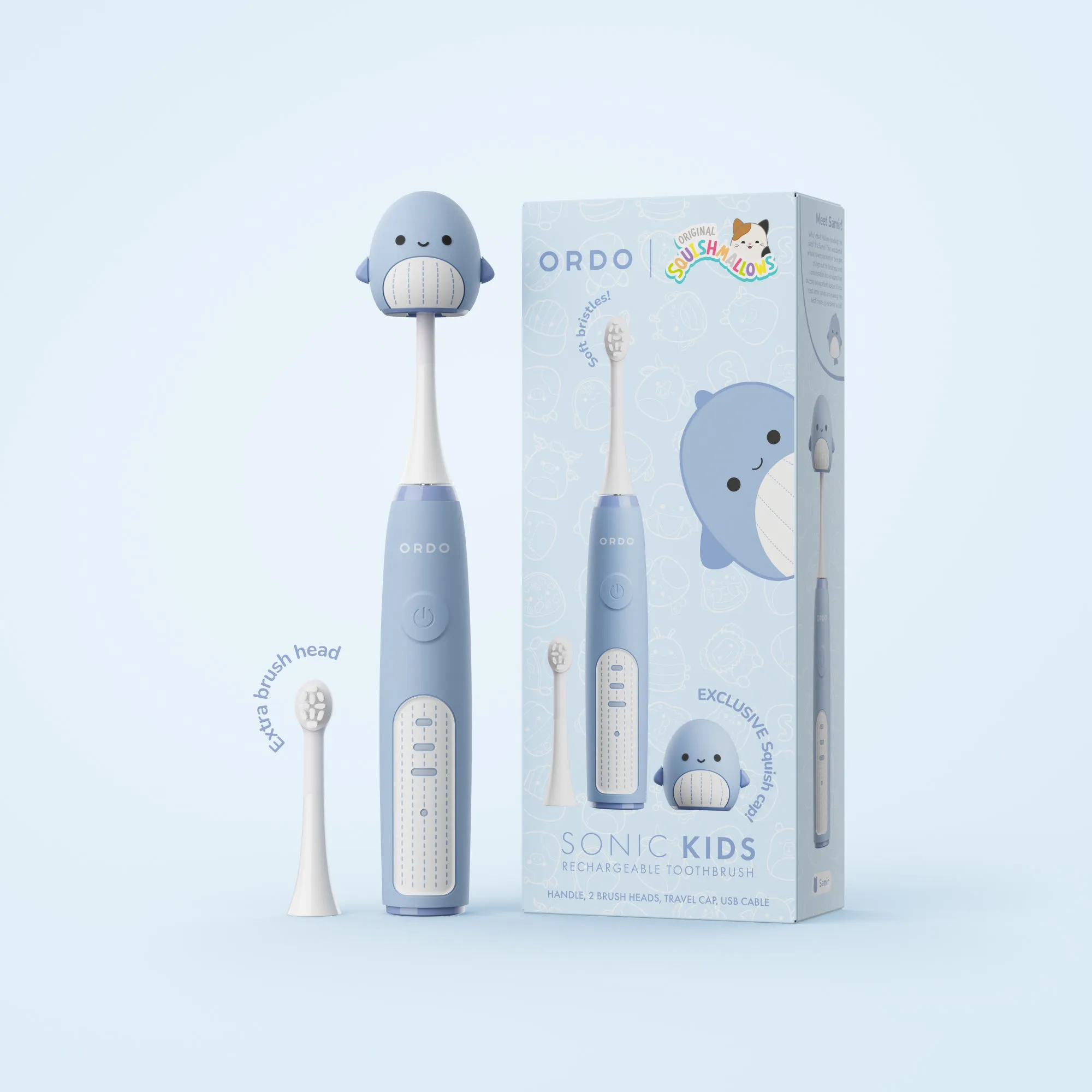 SD - Ordo Sonic Kids Rechargeable Toothbrush - Squishmallows Samir