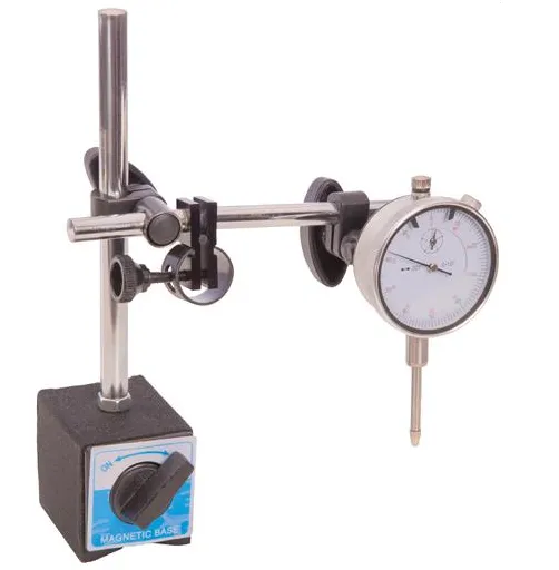 Shop Fox Tools Magnetic Base with Dial Indicator and Case