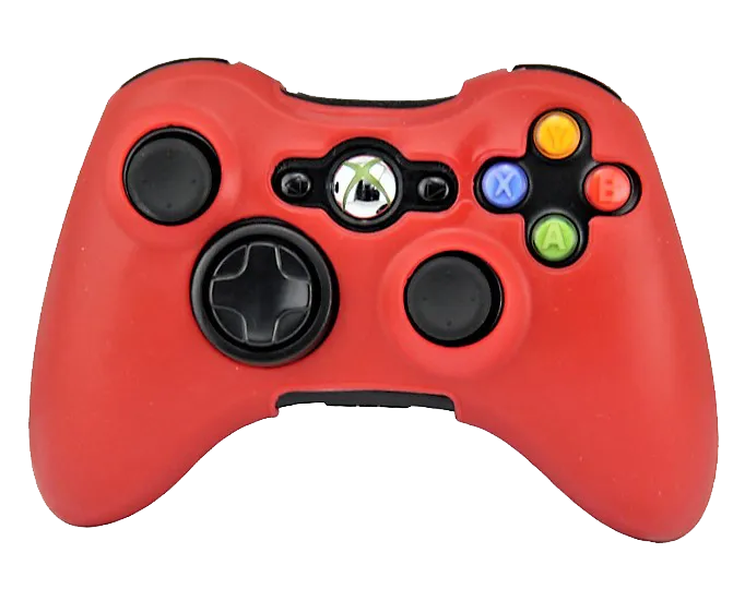 Silicone Cover For XBOX 360 Controller Skin Case Red