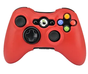 Silicone Cover For XBOX 360 Controller Skin Case Red