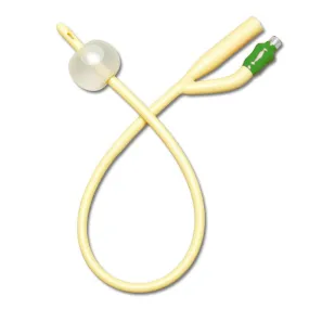 Silicone Elastomer Coated Latex Foley Catheter - Medline - All Sizes