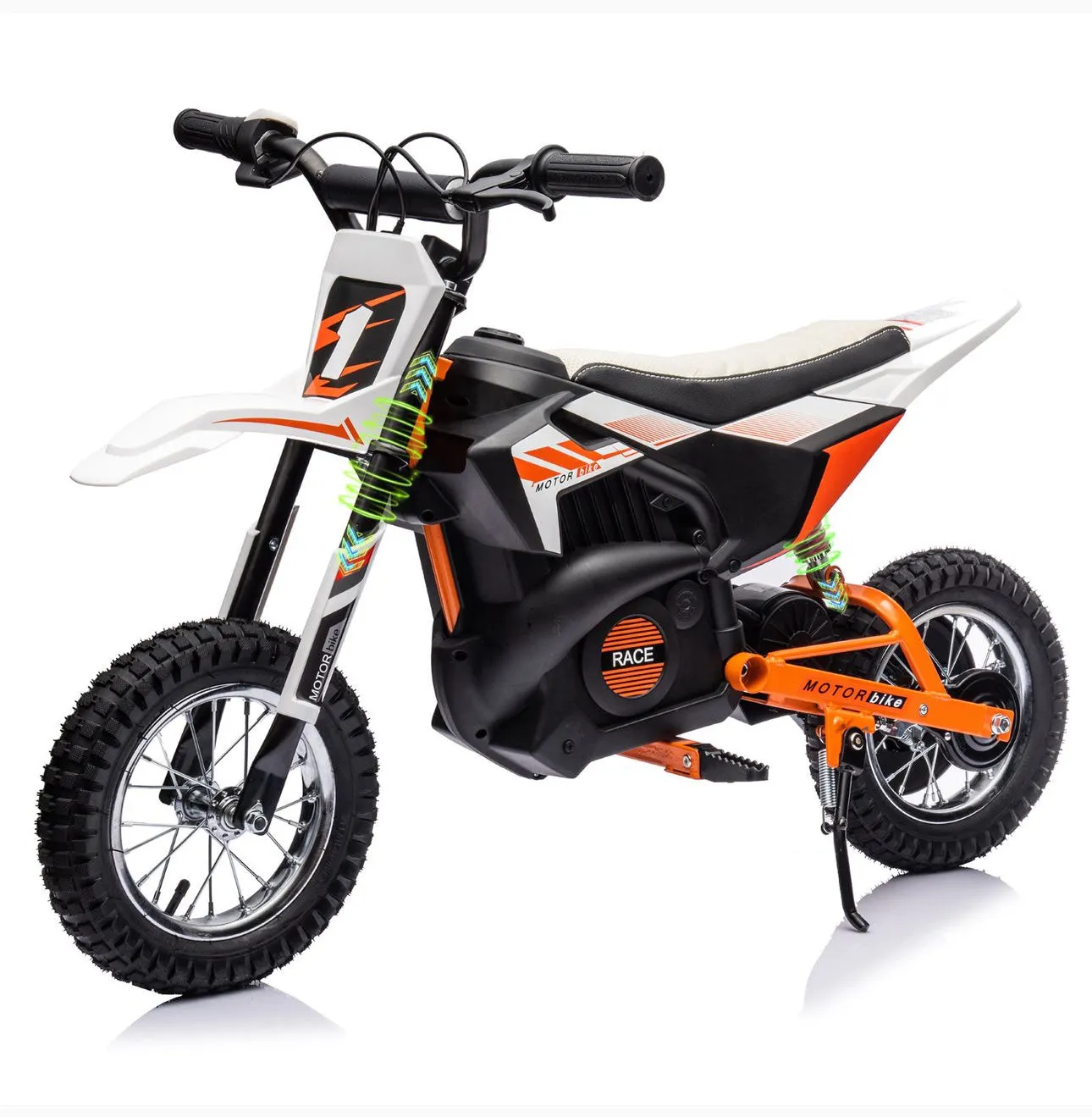 Super Cool 2025 Fast Off Road Electric 24V Kids Dirt Bike 1 Seater Upgraded 250W Motor | Up To 22 KPH | Leather Seat | Rubber Tires