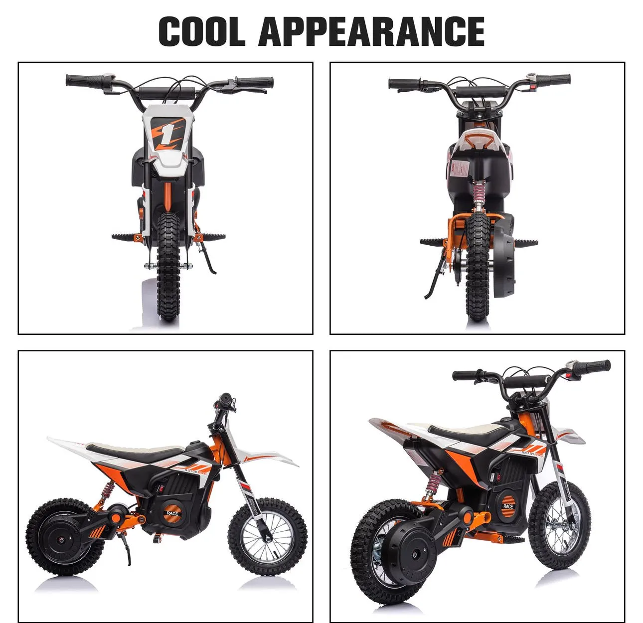 Super Cool 2025 Fast Off Road Electric 24V Kids Dirt Bike 1 Seater Upgraded 250W Motor | Up To 22 KPH | Leather Seat | Rubber Tires