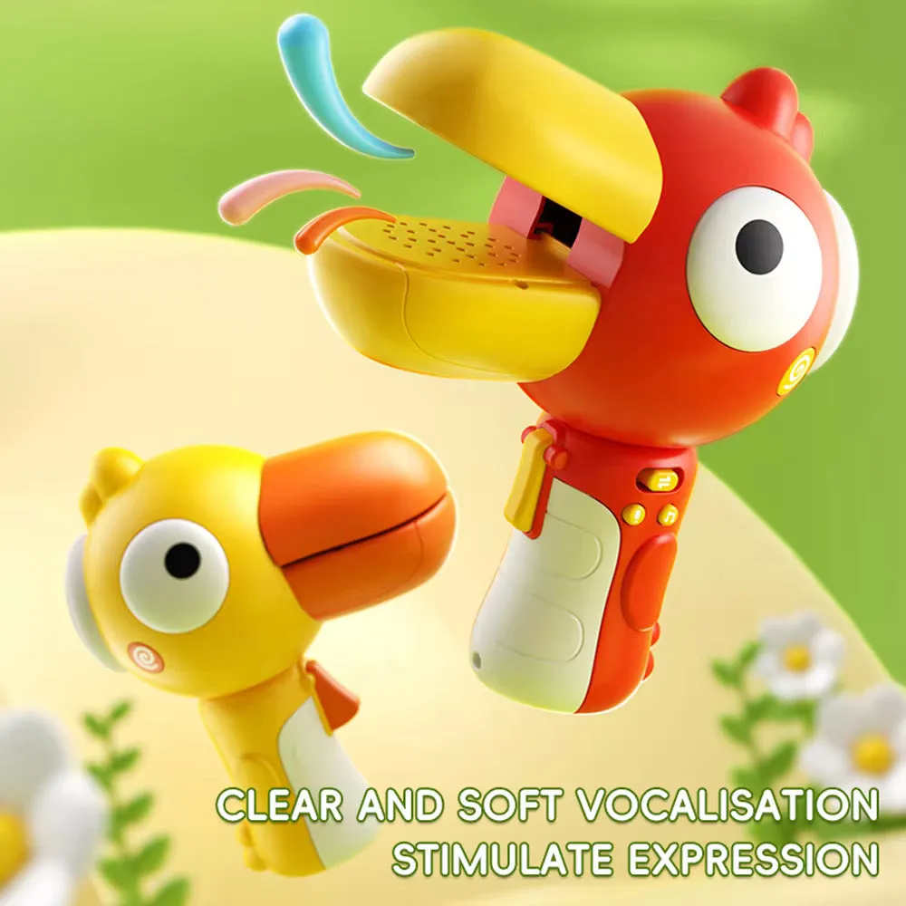 Toucan Bird Voice Changer Toy (Red)