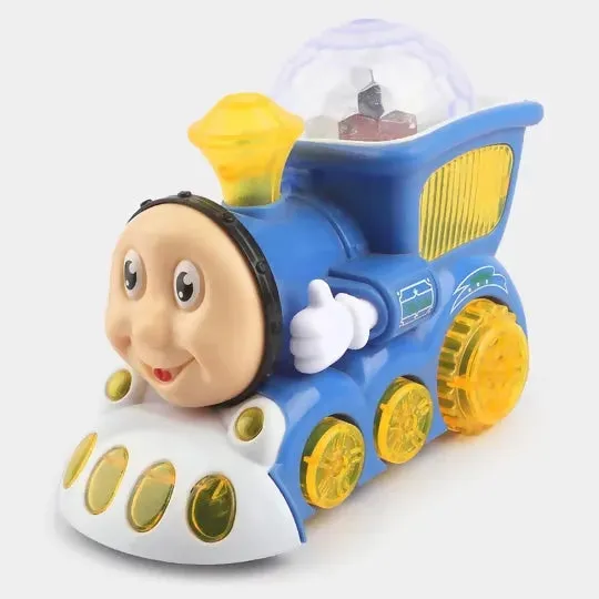 Train Play Toy Light Sound For Kids Thomas Lighting Engine Music Car Toy For Kids - Multicolor