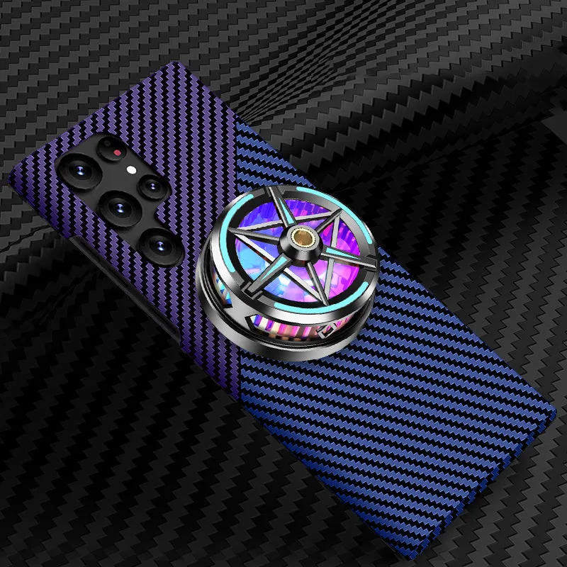 Ultra-thin Carbon Fiber Magnetic Radiator Phone Case For Samsung Galaxy S23