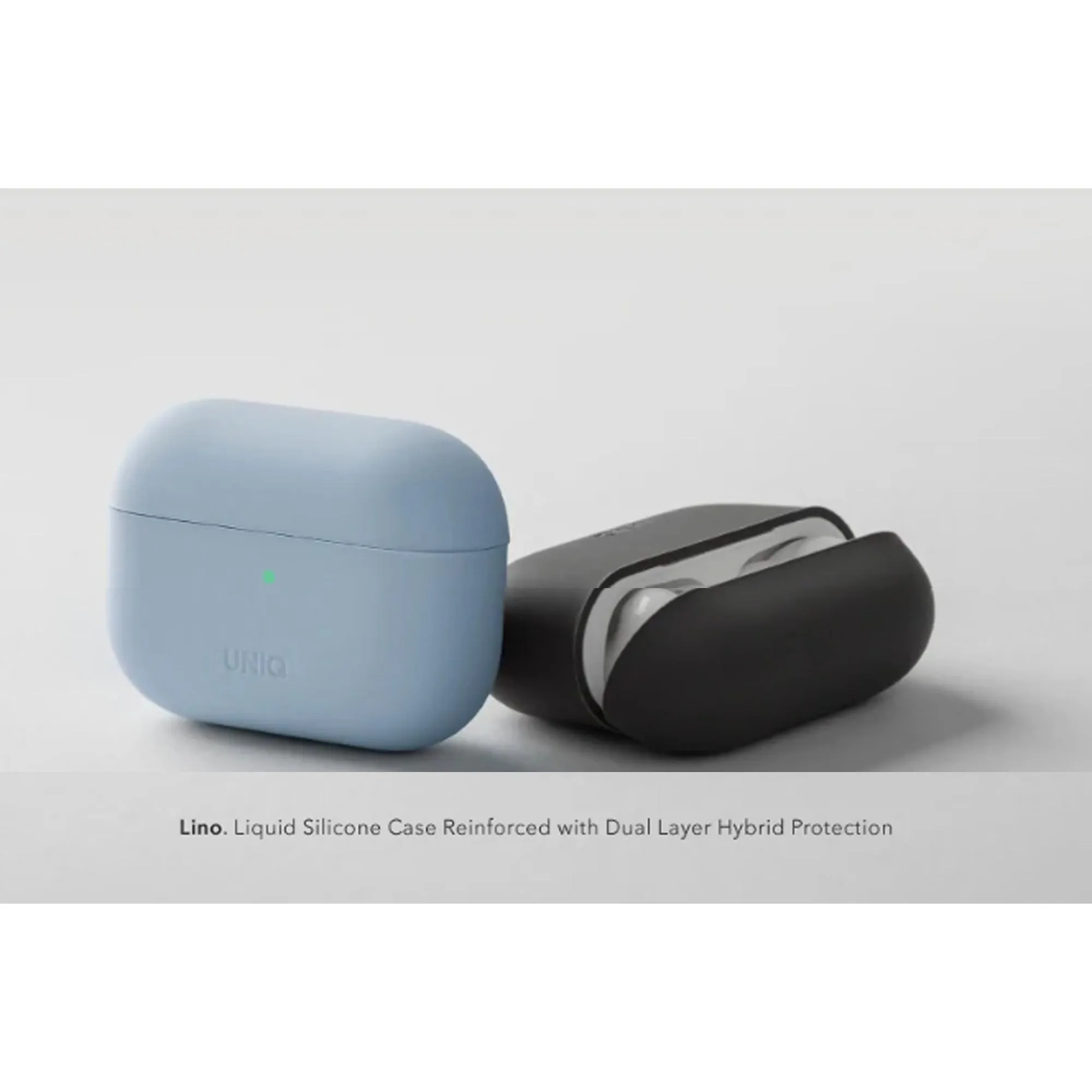 UNIQ Lino Airpods Pro 2 ( 2nd Gen ) - Silicone Case - Beige (Ivory) ( Barcode: 8886463683538 )