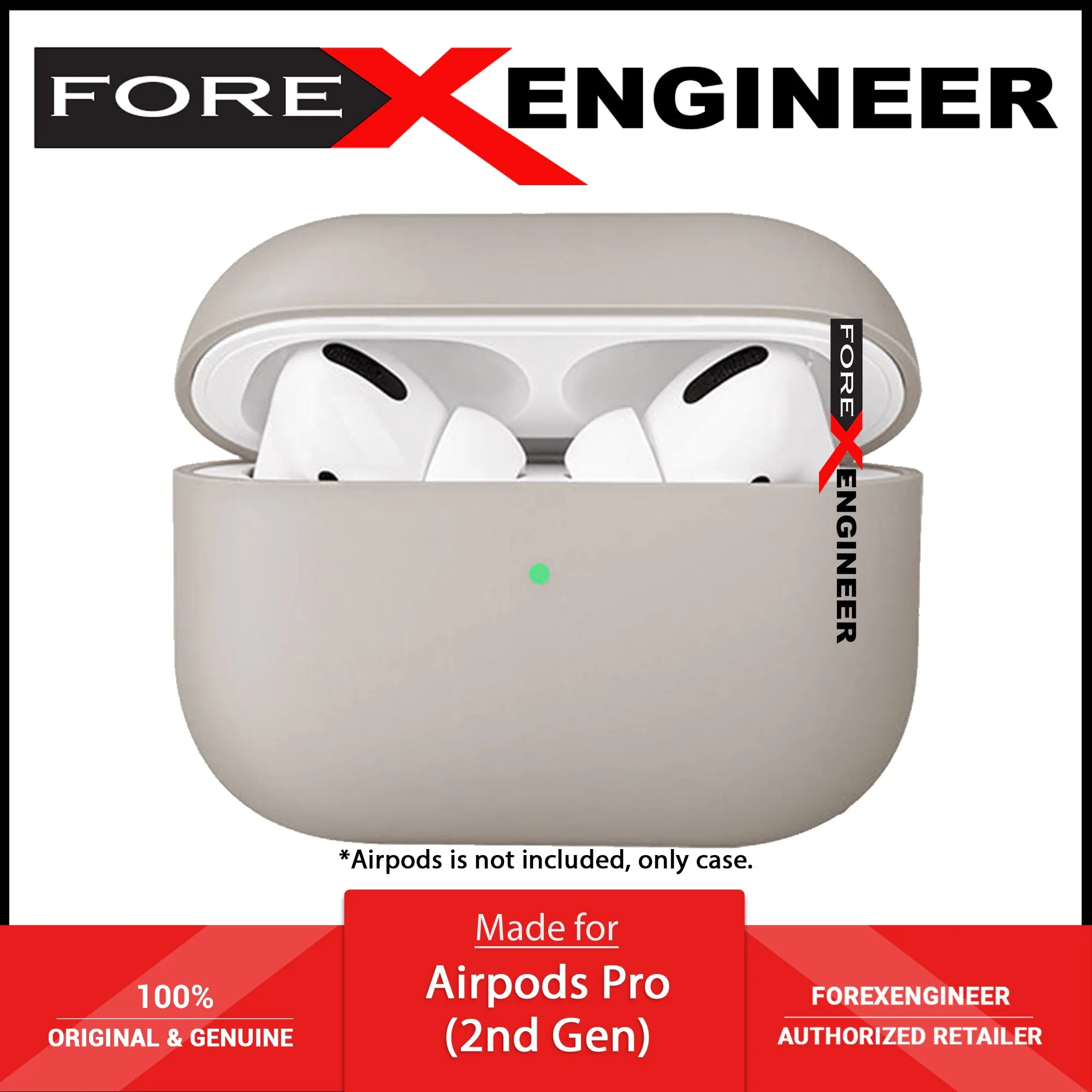 UNIQ Lino Airpods Pro 2 ( 2nd Gen ) - Silicone Case - Beige (Ivory) ( Barcode: 8886463683538 )