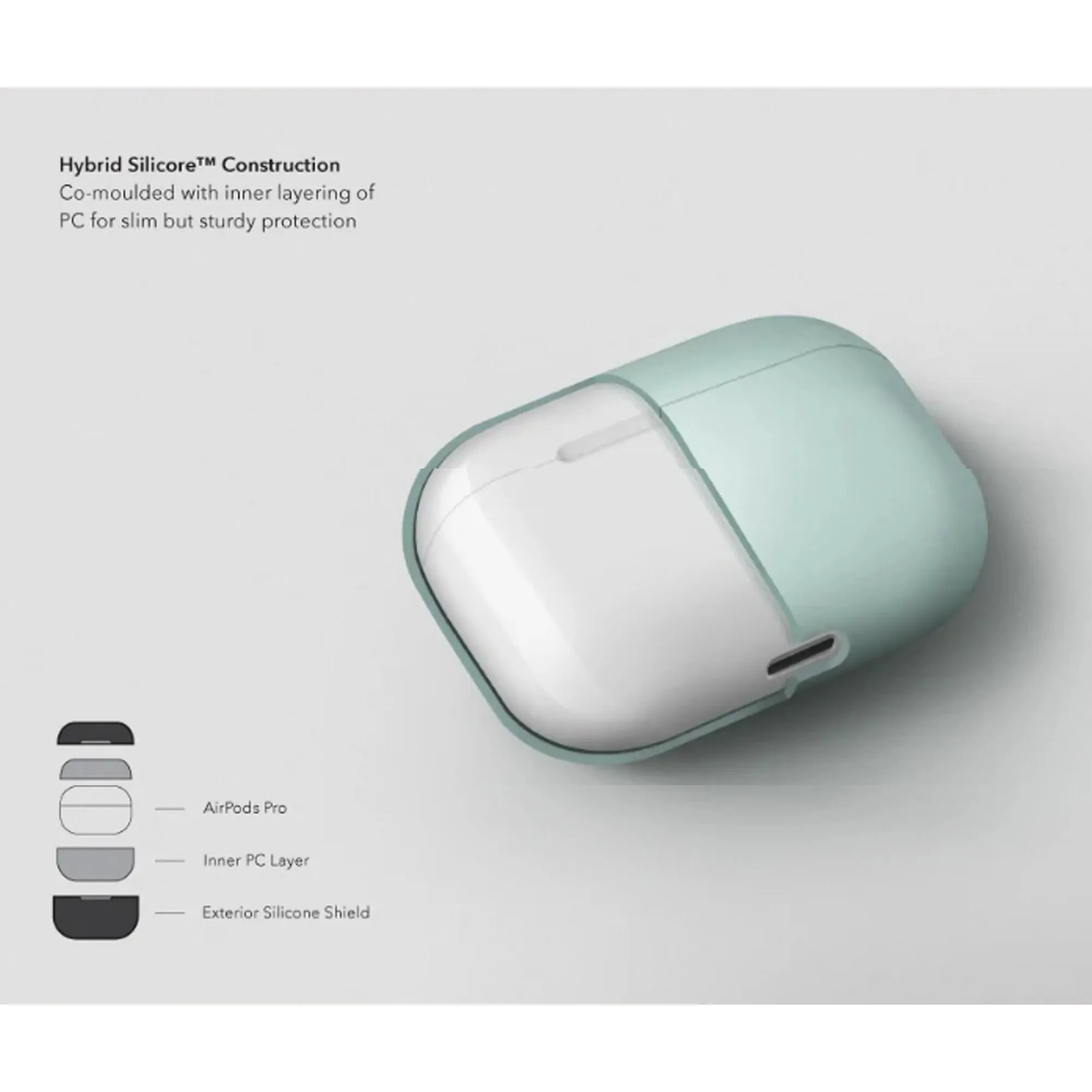 UNIQ Lino Airpods Pro 2 ( 2nd Gen ) - Silicone Case - Beige (Ivory) ( Barcode: 8886463683538 )