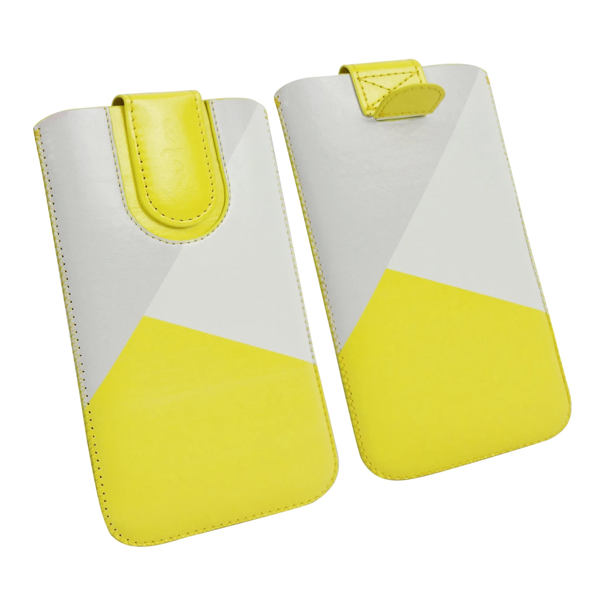 Universal Phone Pouch - Yellow Grey