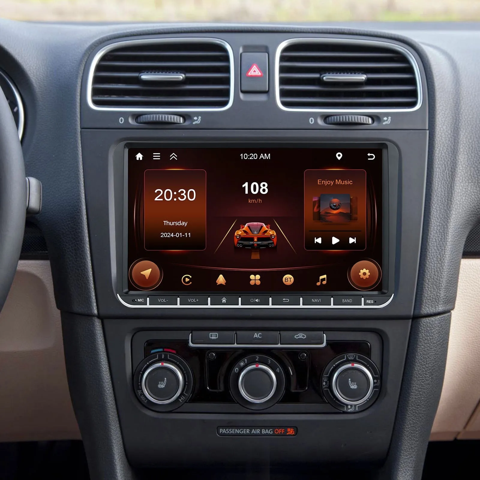 Vehicle Central Control All-in-one Navigation System