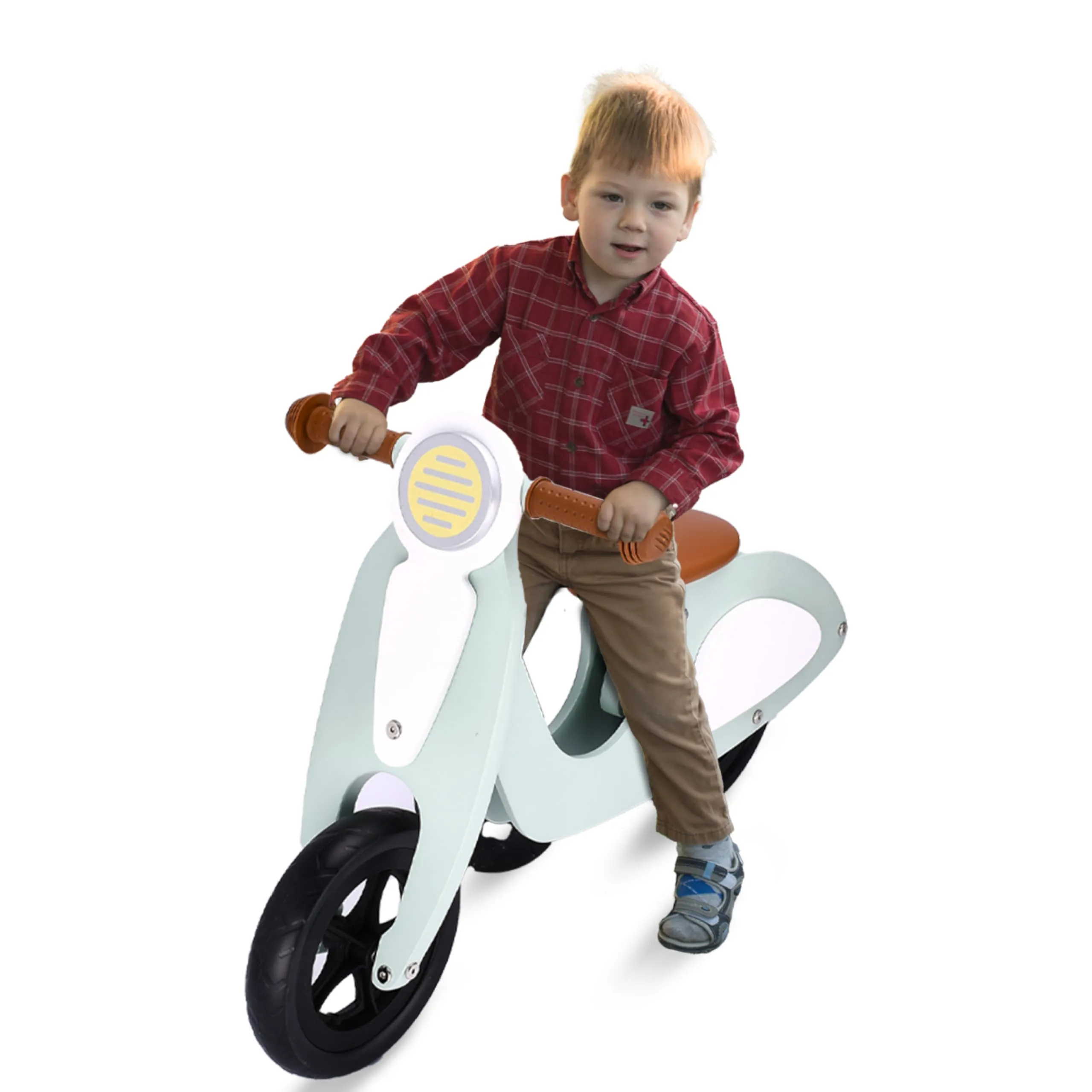 Vespa Scooter - Wooden Balance Bike - Mini Motor Bike For Children