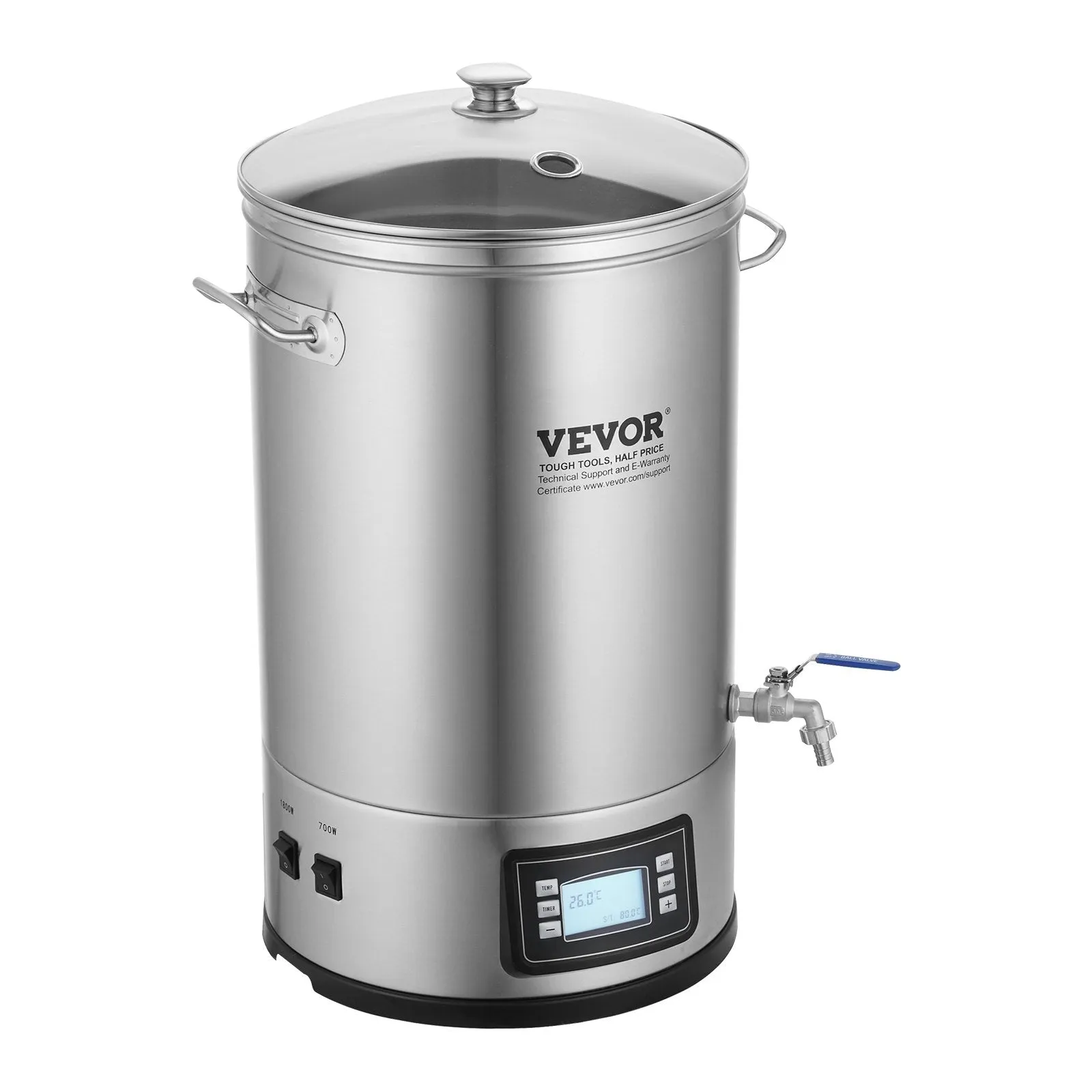 Vevor Electric Brewing System 8 Gal. All-in-One Home Beer Brewer New