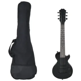 vidaXL Electric Guitar for Kids with Bag Black 3/4 30"