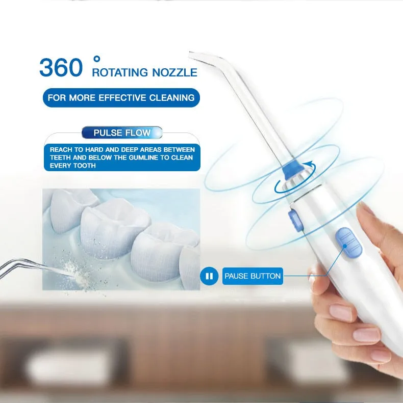 Waterpulse V300G Oral Irrigator 5pcs Tips Dental Water Flosser Electric Cleaner 800ml Oral Hygiene Dental Flosser Water Flossing 0ral irrigator