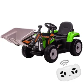 WHIZMAX 12V Kids Electric Tractor Battery Powered Ride On Car Green