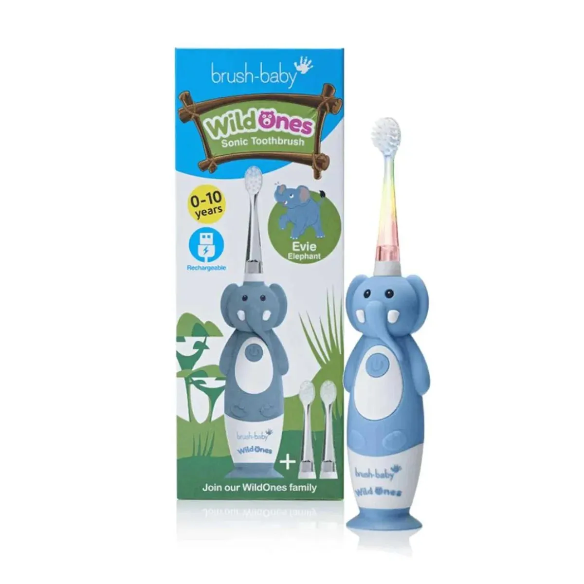 WildOnes™ Elephant Kids Electric Rechargeable Toothbrush