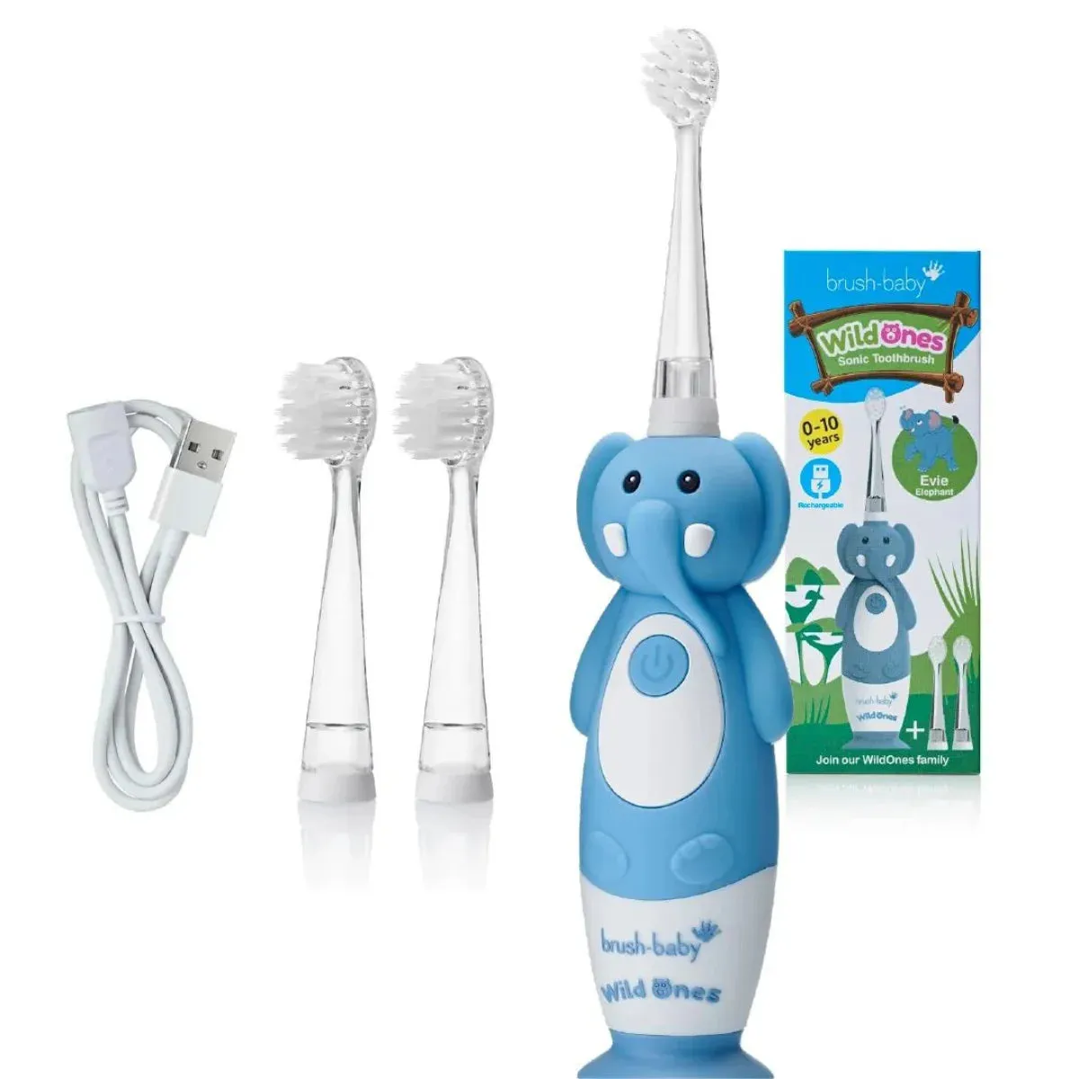 WildOnes™ Elephant Kids Electric Rechargeable Toothbrush