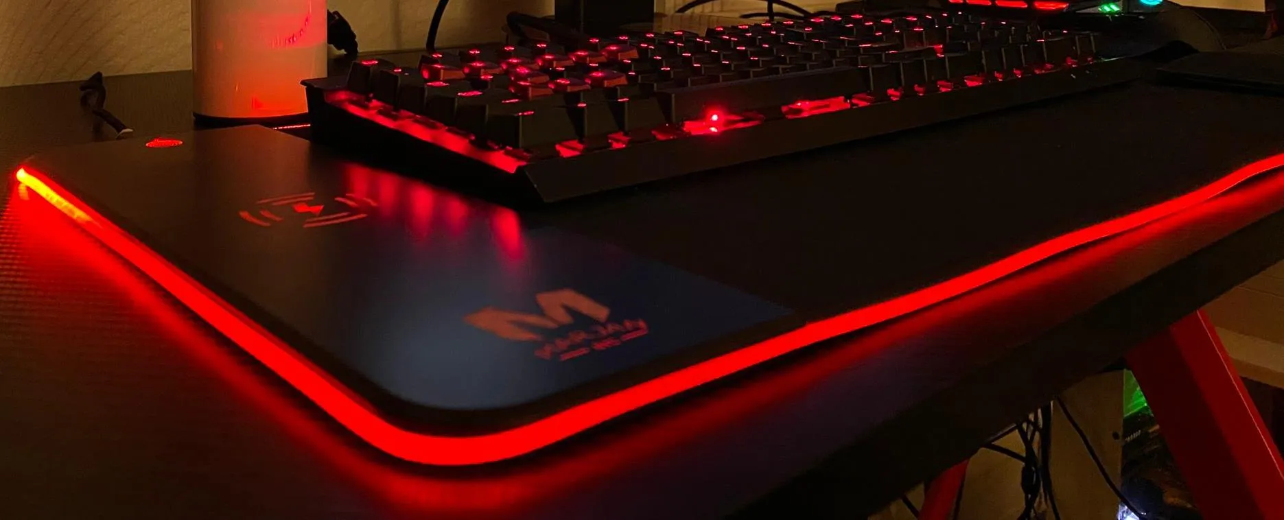 Wireless Charging RGB LED Gaming Mouse Pad