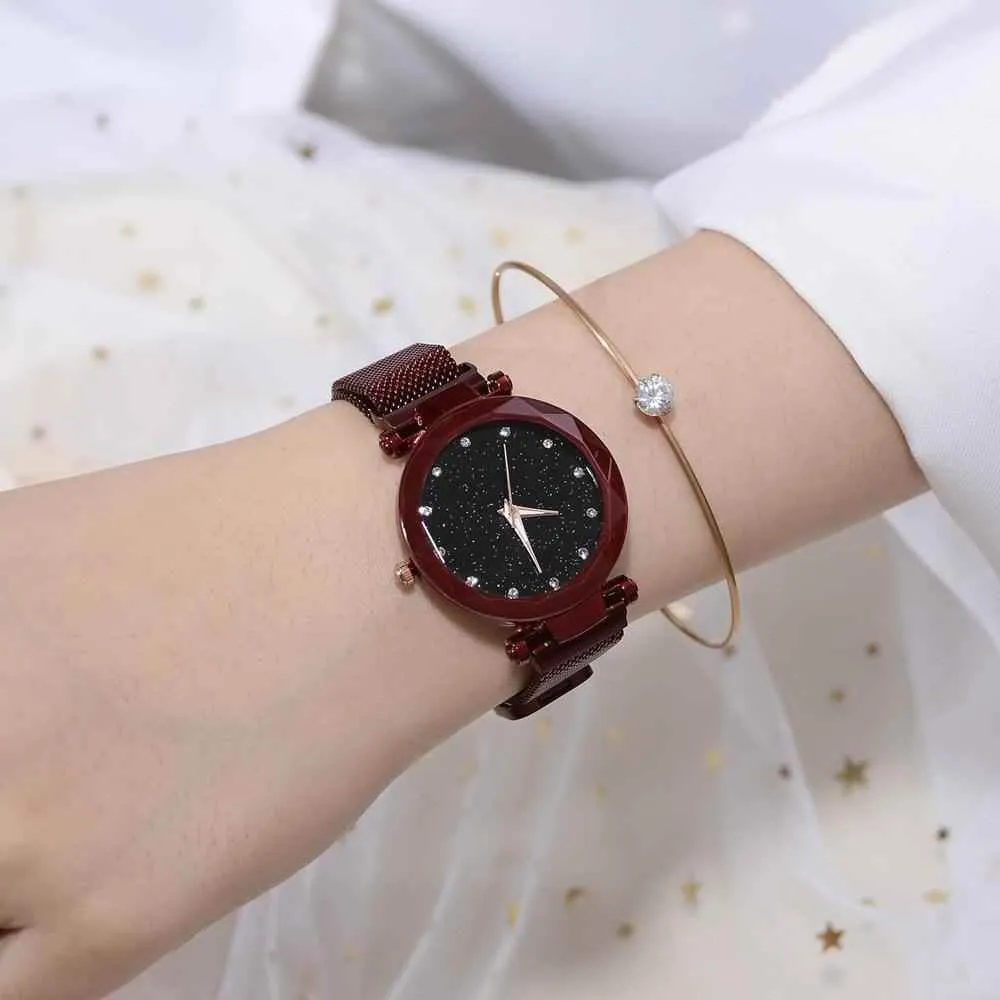 Women's Simple Watches Magnetic Starry Sky Fashion TCS0908