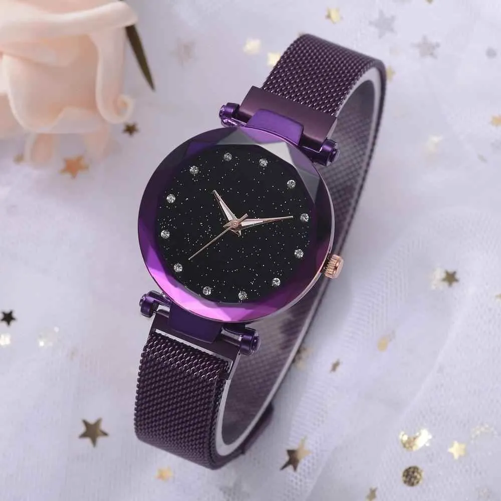 Women's Simple Watches Magnetic Starry Sky Fashion TCS0908