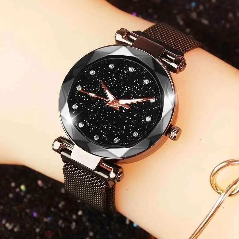 Women's Simple Watches Magnetic Starry Sky Fashion TCS0908