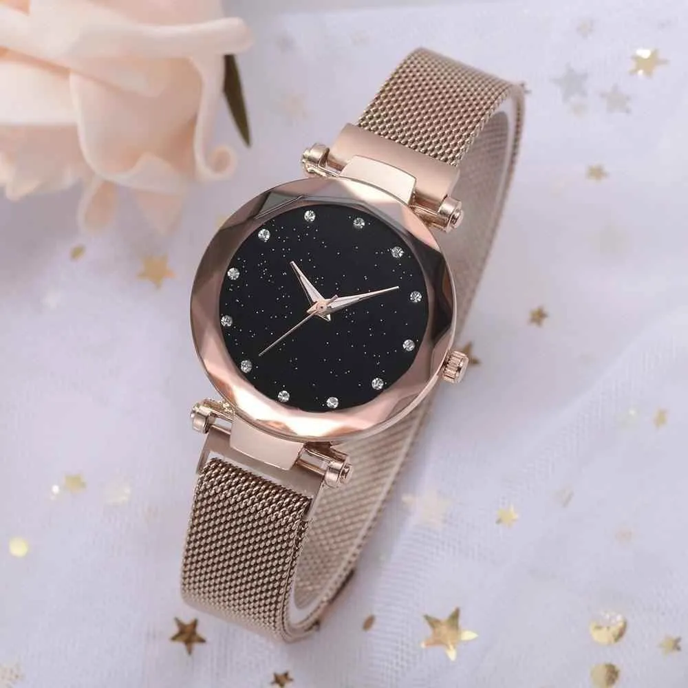 Women's Simple Watches Magnetic Starry Sky Fashion TCS0908