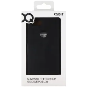 Xqisit Slim Wallet Series Case for Google Pixel 3a Smartphones - Black