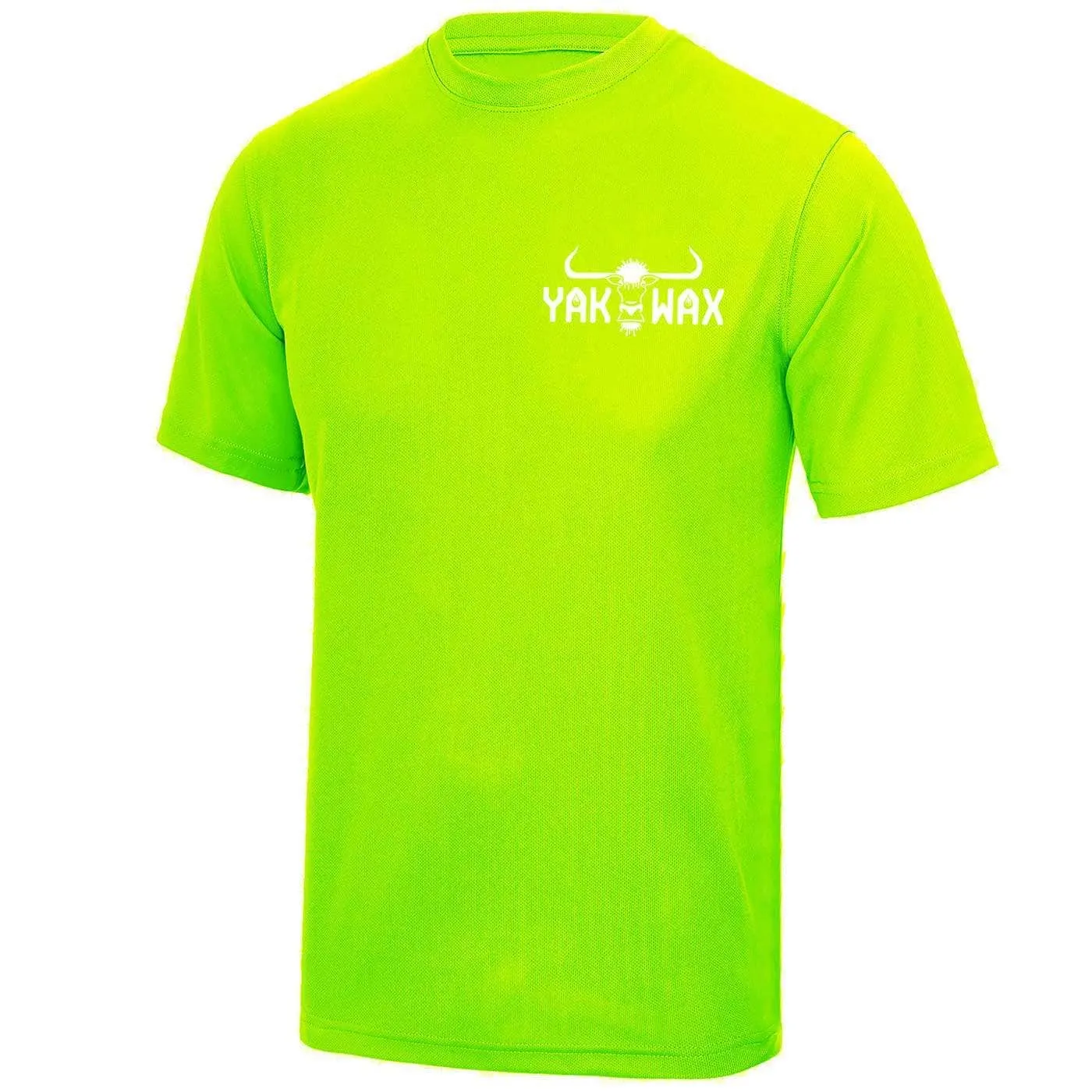 Yakwax Youth Kids OG Logo Sports Cool T-Shirt - Electric Green